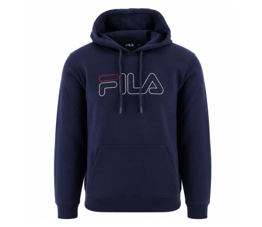 FILA "Zack" Retro Sudadera con capucha Hombre Sudadera con capucha LMSPM008-Marino