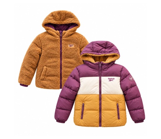 Reebok Glacier Shield Jacket Mujer 2 en 1 Chaquetón OLRB878-Granate