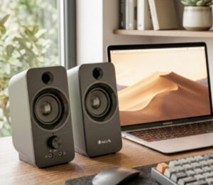 NGS SB350, Altavoz para PC de 12W y Conexión USB, Color Negro