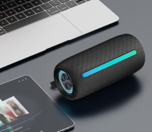 Altavoz Bluetooth Pequeño 5.4, Altavoz Portatil con RGB Luces, 24W, Impermeable IPX6, 30H autonomía, TWS/USB/TF/AUX.