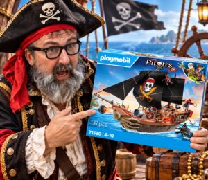 Gran barco pirata Playmobil por 44,99€. Antes 99,00€