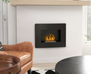 Chimenea de bioetanol HOMCOM de pared: fuego real y estilo moderno sin instalar una chimenea tradicional por 33,99€.
