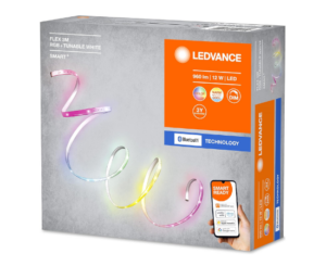 Oferta Prime. Tira de luz Smart LED Ledvance 3M: iluminación RGBW inteligente compatible con Alexa y Google Assistant por 11,36€ antes 37,29€.