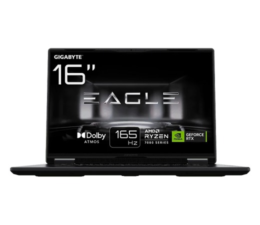 Portátil gaming - Gigabyte EAGLE 9MJ, 16" WUXGA, AMD Ryzen™ 5 7533HS, 16GB RAM, 512GB SSD, GeForce RTX™ 4050, Sin sistema operativo