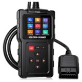 OBD2 Diagnosis Coche OBD Scanner: Diagnostico Coche Multimarca apoya español, Escáner, Lector de Código para Automóvil, Sensor de O2, Sistema EVAP, Prueba de Smog - Completas OBDII Funciones Diagnosis