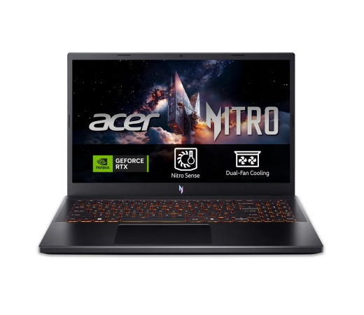 Portátil Gaming Acer Nitro V 15, Intel Core i5-13420H, 16GB, 1TB SSD, Nvidia GeForce RTX 5050, 15,6", Sin sistema operativo - Negro