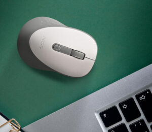 Ratón Inalámbrico Silencioso Ergonómico NGS Dew White