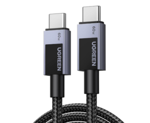 Cable Ugreen USB-C a USB-C de 60 W: carga rápida, resistencia y compatibilidad para tus dispositivos.