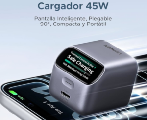 UGREEN Nexode Pro 45W: el cargador inteligente que vigila hasta el último vatio por 23,39€ antes 34,99€.