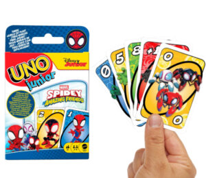 Mattel Games UNO Junior Marvel Spidey y Sus increíbles Amigos