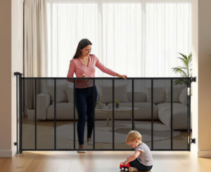 Puerta retráctil de seguridad para perros Vevor 430x106cm: protege tus espacios por 61,90€ antes 95,99€.